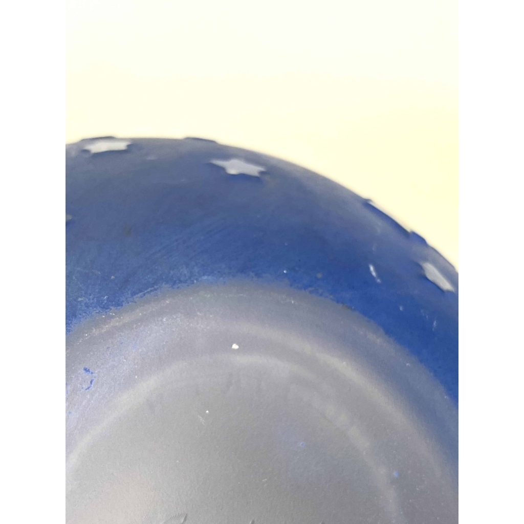 Flacon « Dans La Nuit » TGM pour Worth verre blanc patiné bleu à chaud de René LALIQUE 6