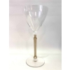 Suite de Six 6 Verres « Clos Sainte-Odile » cristal blanc patiné sépia de René LALIQUE | Biron Suite de Six 6 Verres "Clos Sainte-Odile" cristal blanc patiné sépia de René LALIQUE