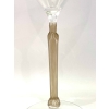 Suite de Six 6 Verres « Clos Sainte-Odile » cristal blanc patiné sépia de René LALIQUE | Biron Suite de Six 6 Verres "Clos Sainte-Odile" cristal blanc patiné sépia de René LALIQUE