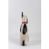 Sculpture » Fox terrier » en raku | Biron Sculpture " Fox terrier " en raku