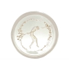 Boite « Une Figurine et Bouquet » verre blanc patiné sépia de René LALIQUE | Biron ||||||