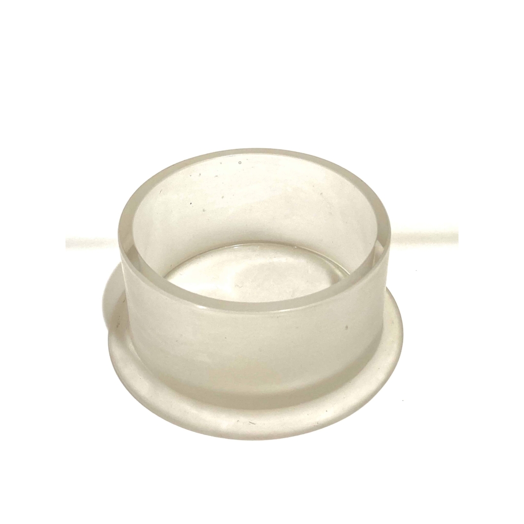 Boite « Une Figurine et Bouquet » verre blanc patiné sépia de René LALIQUE | Biron Boite « Une Figurine et Bouquet » verre blanc patiné sépia de René LALIQUE