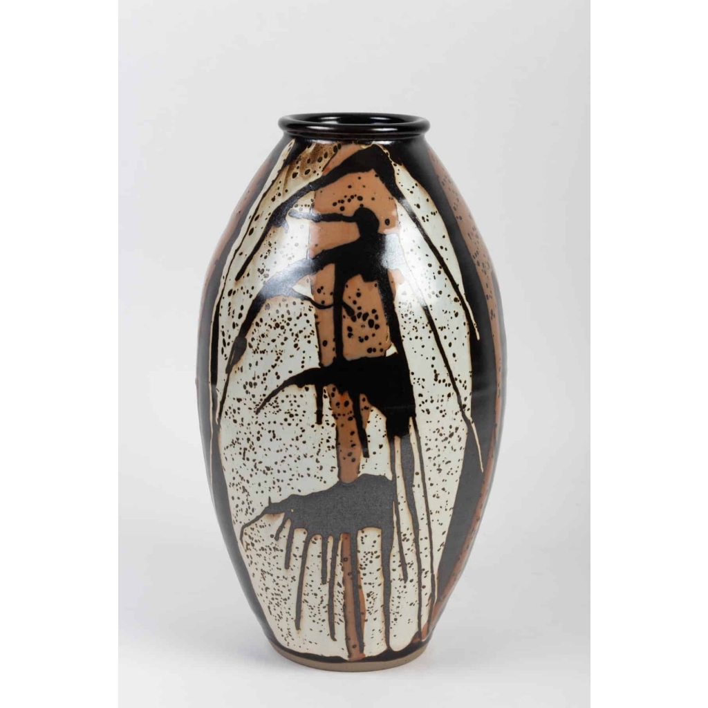 DANIEL DE MONTMOLLIN – grand vase africaniste | Biron |||||||