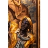 Sculpture grand Nubien en bois plychrome époque 1900 | Biron Sculpture grand Nubien en bois plychrome époque 1900