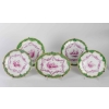 Ensemble de 4assiettes +1plat aux Amours Furstemberg finXVIIIeme | Biron ||||||||