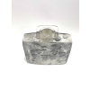 Flacon « Hirondelles » verre blanc patiné bleu de René LALIQUE 10