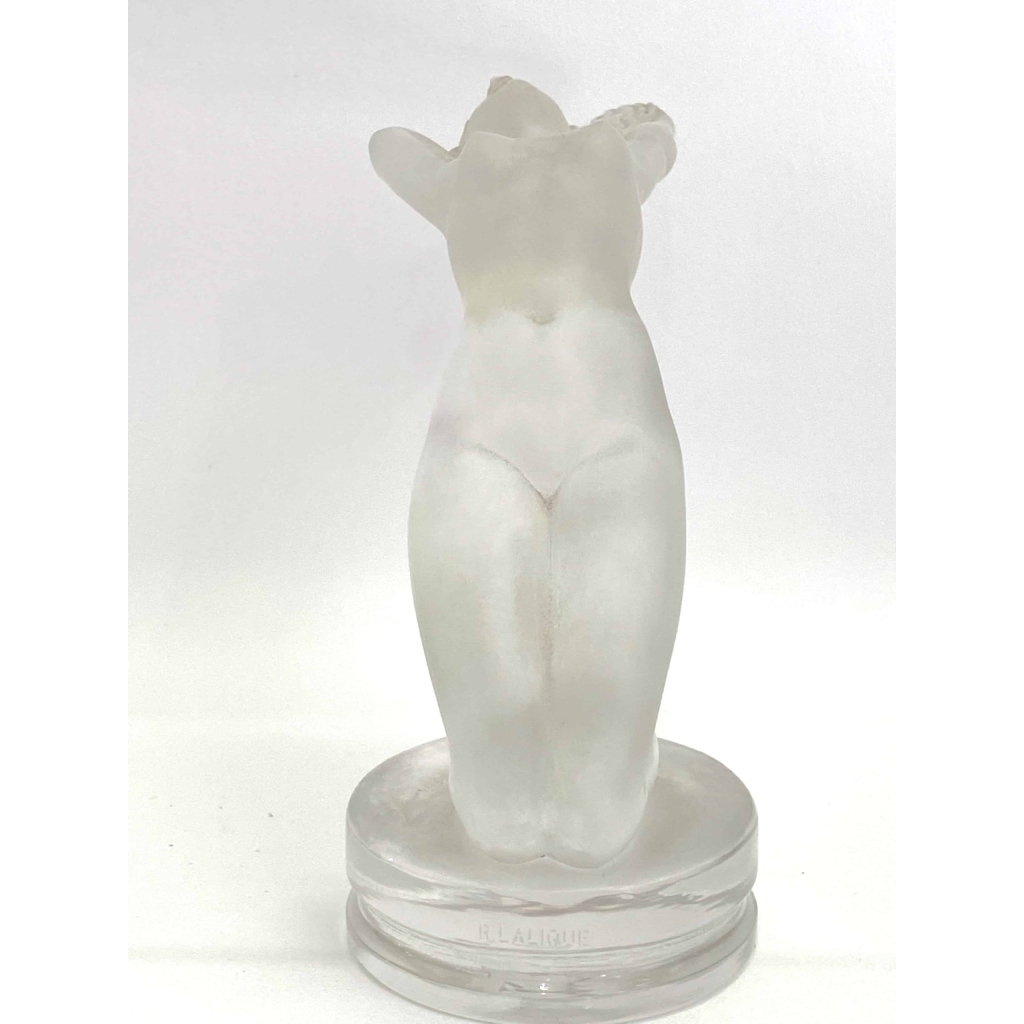 Mascotte « Chrysis » verre blanc de René LALIQUE 3