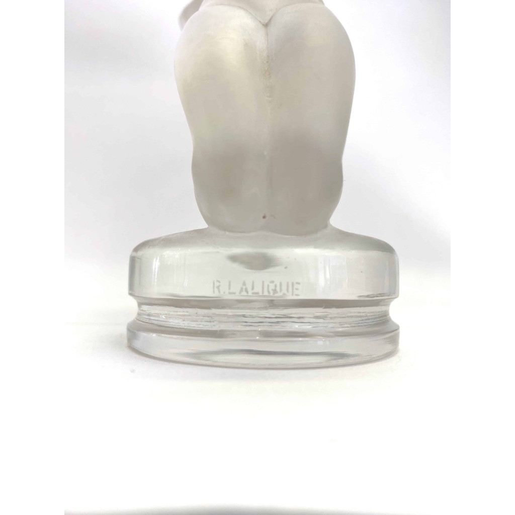 Mascotte « Chrysis » verre blanc de René LALIQUE 8