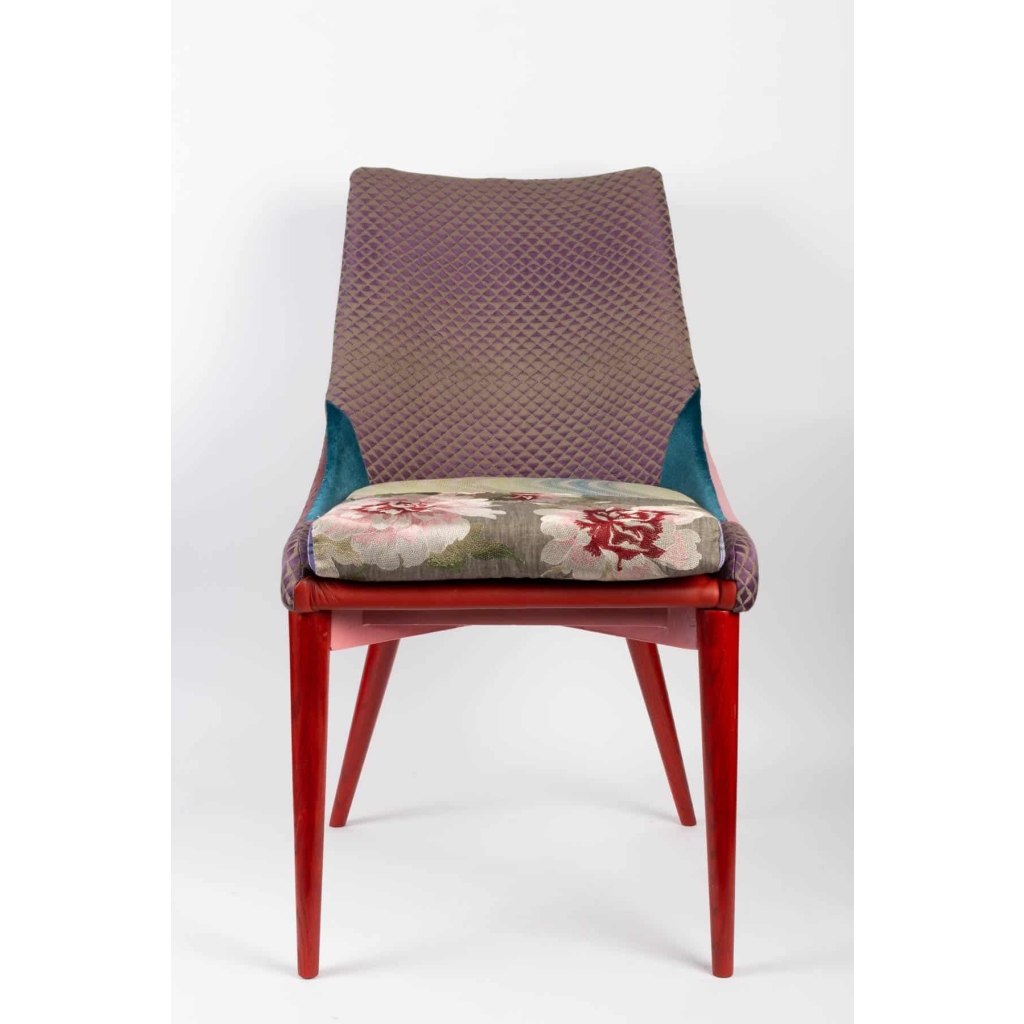 « Lund » Chaise scandinave pied compas | Biron "Lund" Chaise scandinave pied compas