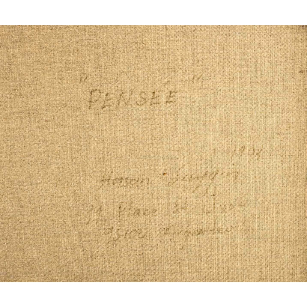 Tableau signé Hasan Saygin