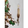 Girandole à 3 lumières aux marguerites 1950 | Biron Girandole à 3 lumières aux marguerites 1950