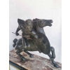 Bronze de S.MELANI » Le cavalier au combat « | Biron ||||||||||