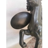 Bronze de S.MELANI » Le cavalier au combat « | Biron Bronze de S.MELANI " Le cavalier au combat "
