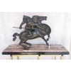 Bronze de S.MELANI » Le cavalier au combat « | Biron Bronze de S.MELANI " Le cavalier au combat "
