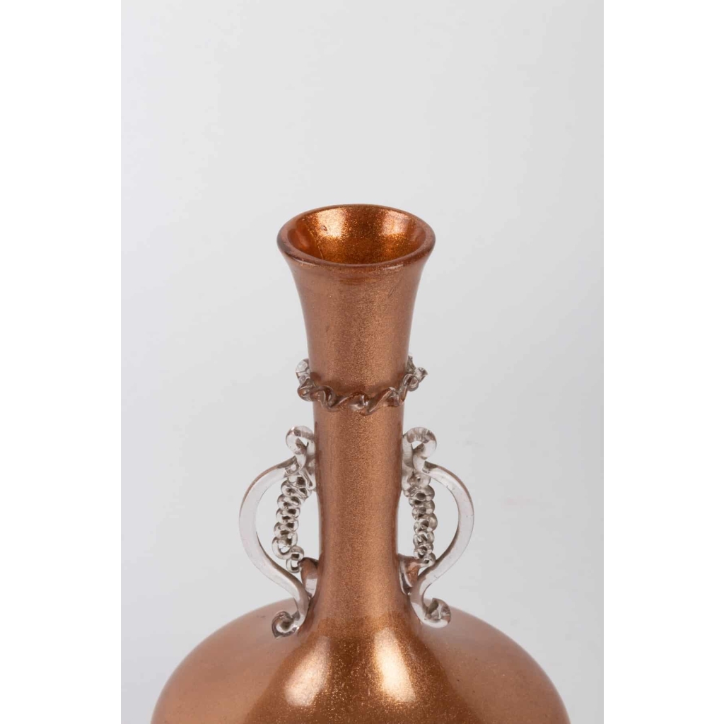 Vase adventurine de Salviati 1870 Murano