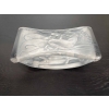 Buvard "Deux Sirènes Enlacées Assis" verre blanc patiné bleu de René LALIQUE