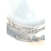 Vase "Sophora" verre blanc patiné bleu de René LALIQUE
