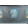 Coupe « Madagascar » verre opalescent patiné bleu de René LALIQUE
