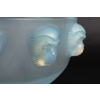 Coupe « Madagascar » verre opalescent patiné bleu de René LALIQUE