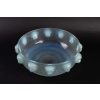 Coupe « Madagascar » verre opalescent patiné bleu de René LALIQUE