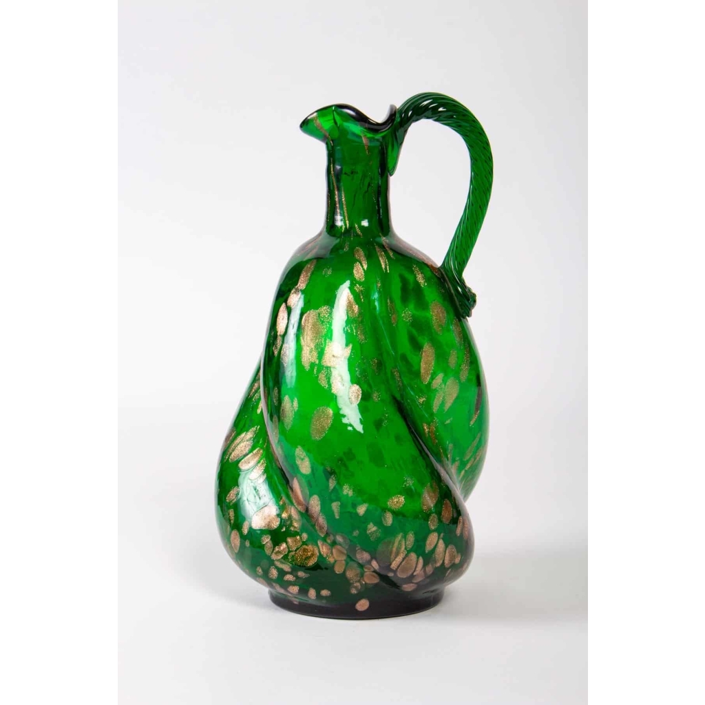 Broc vert émeraude et adventurine, Azioni Salviati and C. 1875