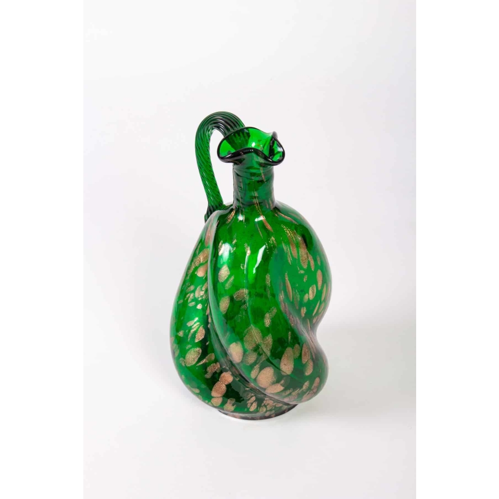 Broc vert émeraude et adventurine, Azioni Salviati and C. 1875