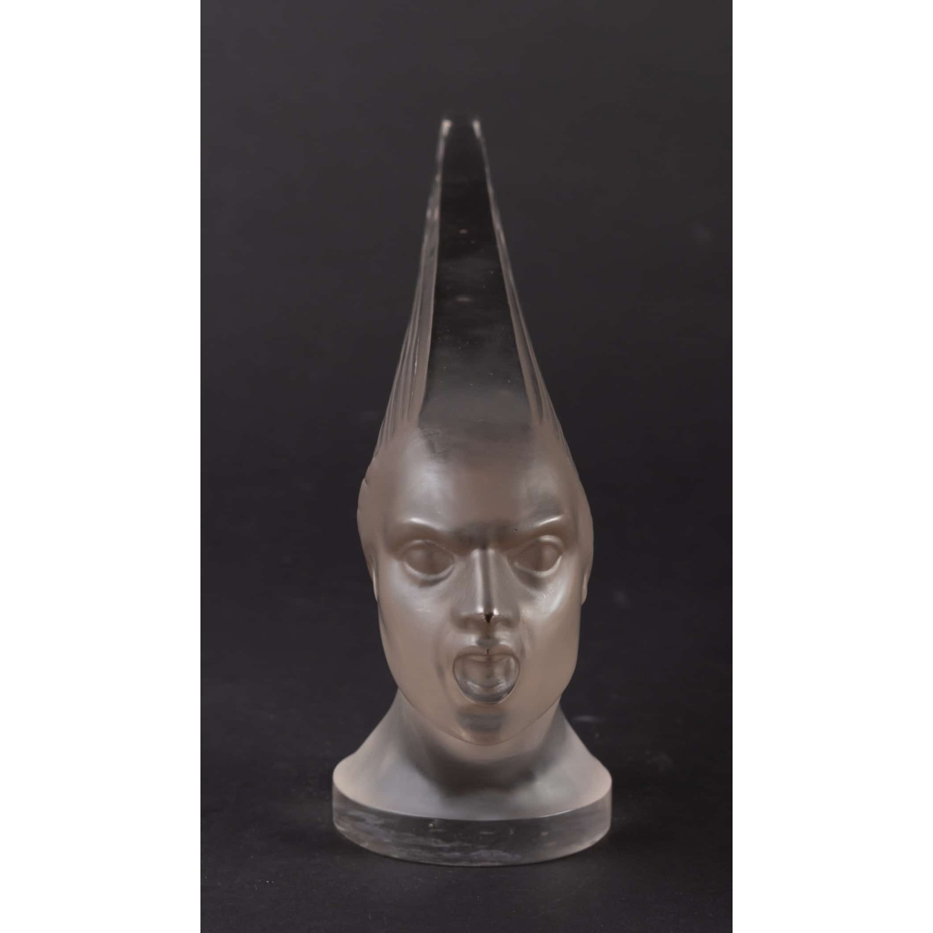 Mascotte – Bouchon de Radiateur « Victoire » verre blanc de René LALIQUE 6