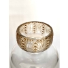 Vase "Breda" verre blanc patiné sépia de René LALIQUE