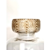 Vase "Breda" verre blanc patiné sépia de René LALIQUE