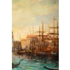 Huile sur toile vue de Venise par Robert MOGISSE