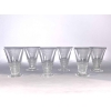 Service à Liqueur « Bourgueil » verre blanc de René Lalique – 6 verre, 1 carafe | Biron Service à Liqueur "Bourgueil" verre blanc de René Lalique - 6 verre, 1 carafe