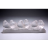 RENE LALIQUE : « GROUPE DE SIX MOINEAUX » | Biron RENE LALIQUE : "GROUPE DE SIX MOINEAUX"