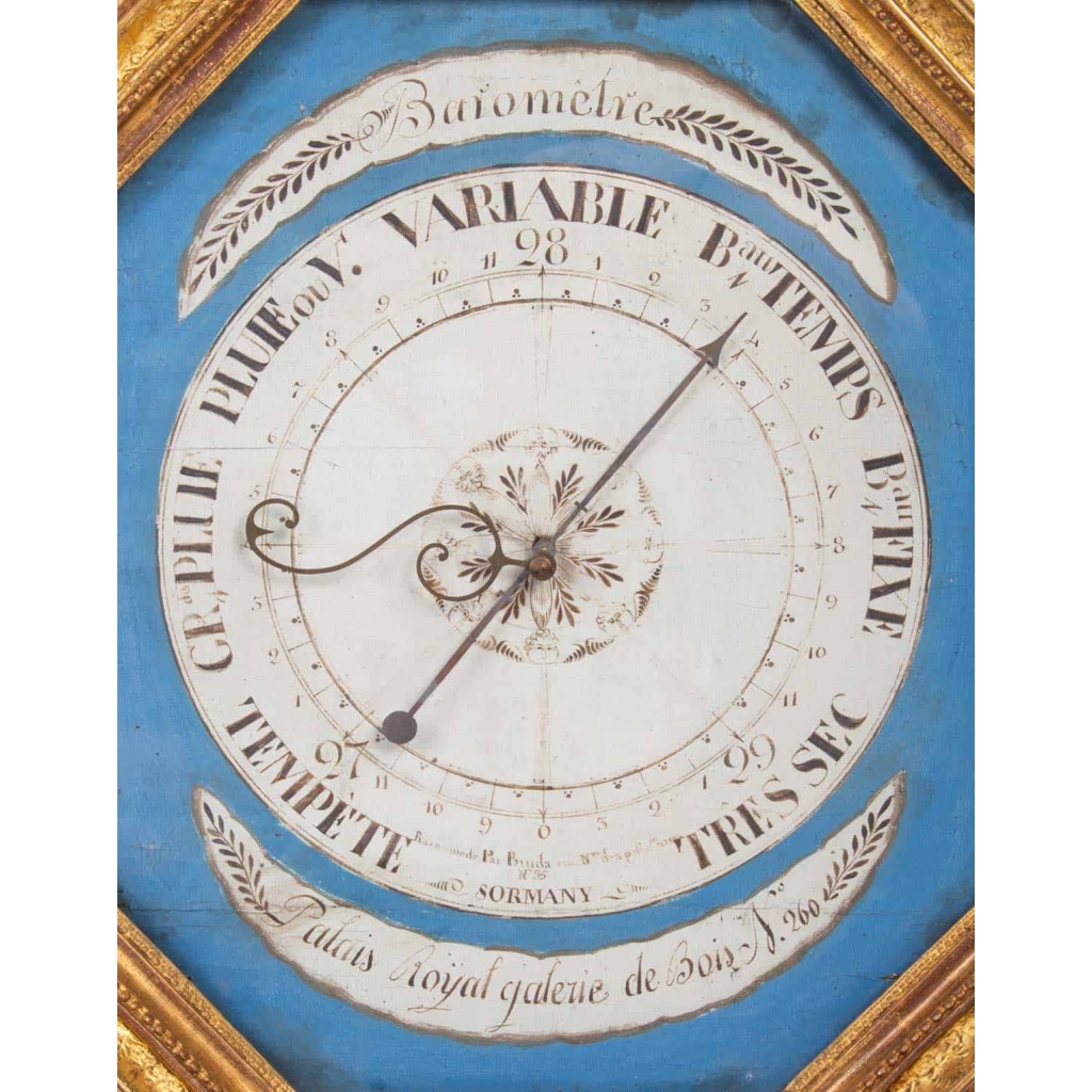 Baromètre d’époque 1er Empire (1804-1815). | Biron Baromètre d'époque 1er Empire (1804-1815).