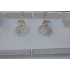 1900′ Centre de Table Chemin de Table en Cristal Moulé de Baccarat Ou St Louis 14 Pièces 14