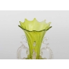 Vase en Cristallo Vénitien vert absinthe par Salviati 1885