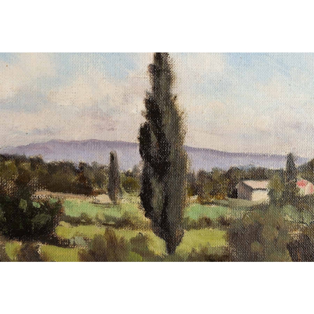 Tableau paysage provençal de André TZANCK (1899-1990)