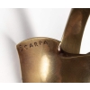 Paire d’Appliques en bronze signée Riccardo Scarpa 1960 | Biron Paire d'Appliques en bronze signée Riccardo Scarpa 1960
