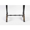 Table en laque noire et or 19e siècle