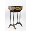 Table en laque noire et or 19e siècle