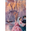 « Rendez-vous galant » Tableau en émail de Limoges