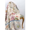Tissu en lin « Fleurs et Animaux » | Biron Tissu en lin "Fleurs et Animaux"