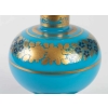 Flacon à parfum en opaline bleu turquoise 19e siècle