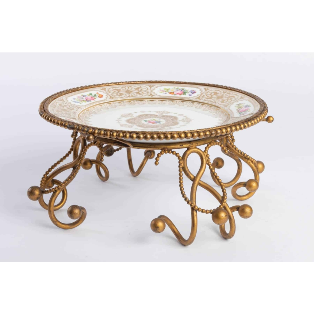 Coupe Sèvres montée signée Château de Trianon 1845 | Biron Coupe Sèvres montée signée Château de Trianon 1845