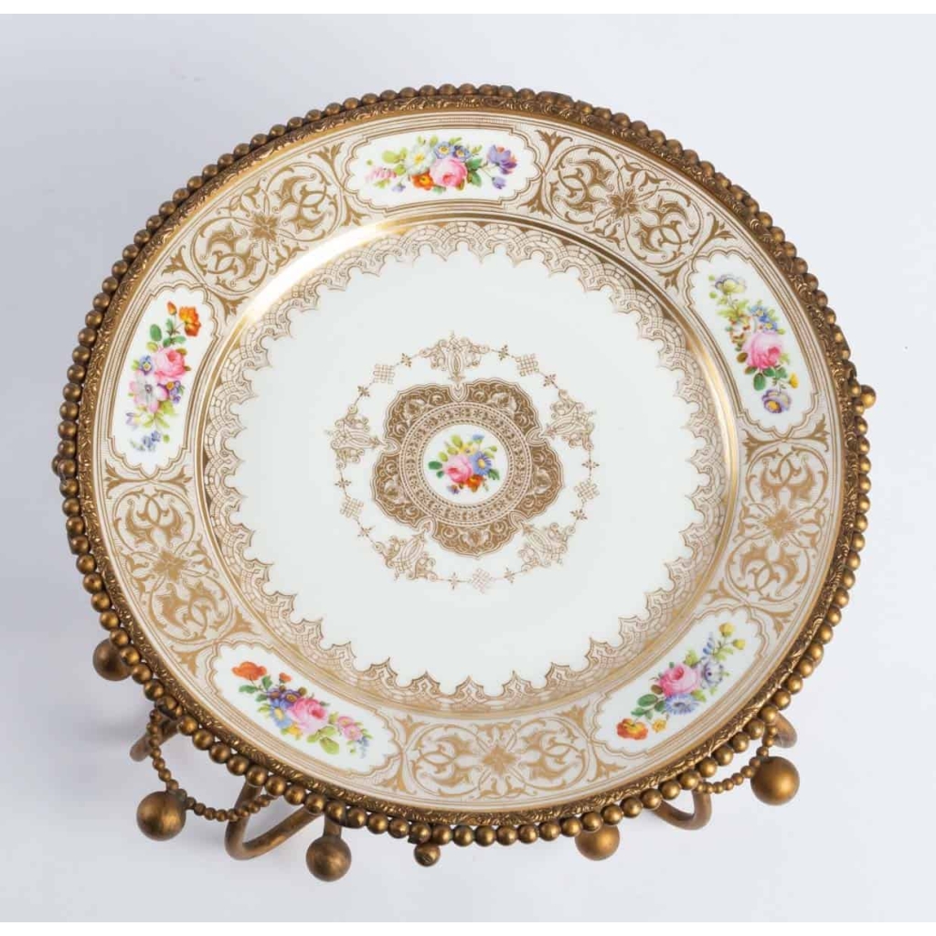 Coupe Sèvres montée signée Château de Trianon 1845 | Biron Coupe Sèvres montée signée Château de Trianon 1845