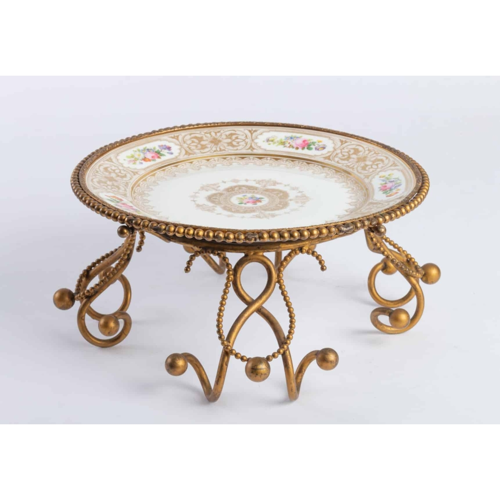Coupe Sèvres montée signée Château de Trianon 1845 | Biron Coupe Sèvres montée signée Château de Trianon 1845
