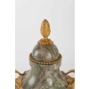 Paire de cassolettes en marbre et bronze doré 19e siècle | Biron Paire de cassolettes en marbre et bronze doré 19e siècle