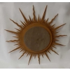 1950/70 ‘ Miroir Soleil Bois Doré Convexe Diamètre 87 Cm | Biron 1950/70 ‘ Miroir Soleil Bois Doré Convexe Diamètre 87 Cm