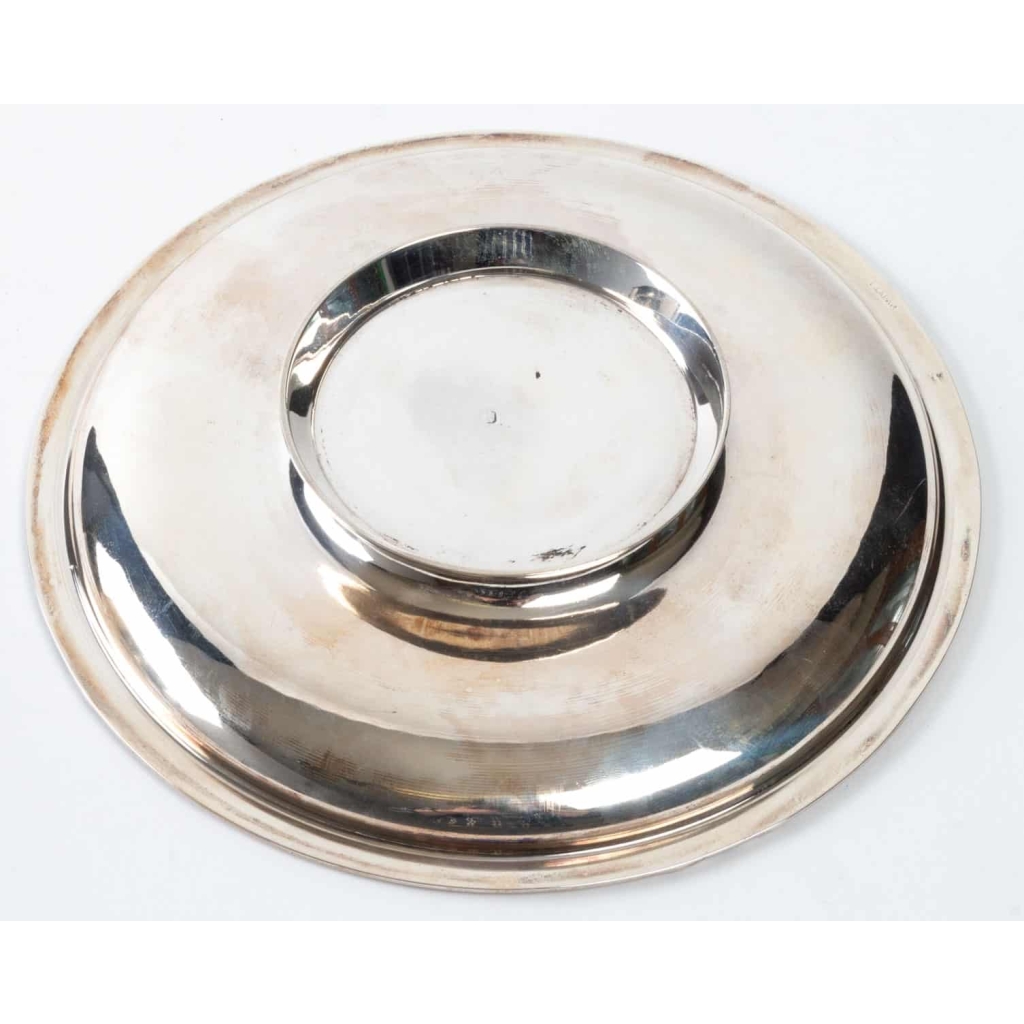 Grande tasse à chocolat argentée et guillochée signée Lapar XIXème | Biron Grande tasse à chocolat argentée et guillochée signée Lapar XIXème