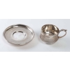 Grande tasse à chocolat argentée et guillochée signée Lapar XIXème | Biron Grande tasse à chocolat argentée et guillochée signée Lapar XIXème