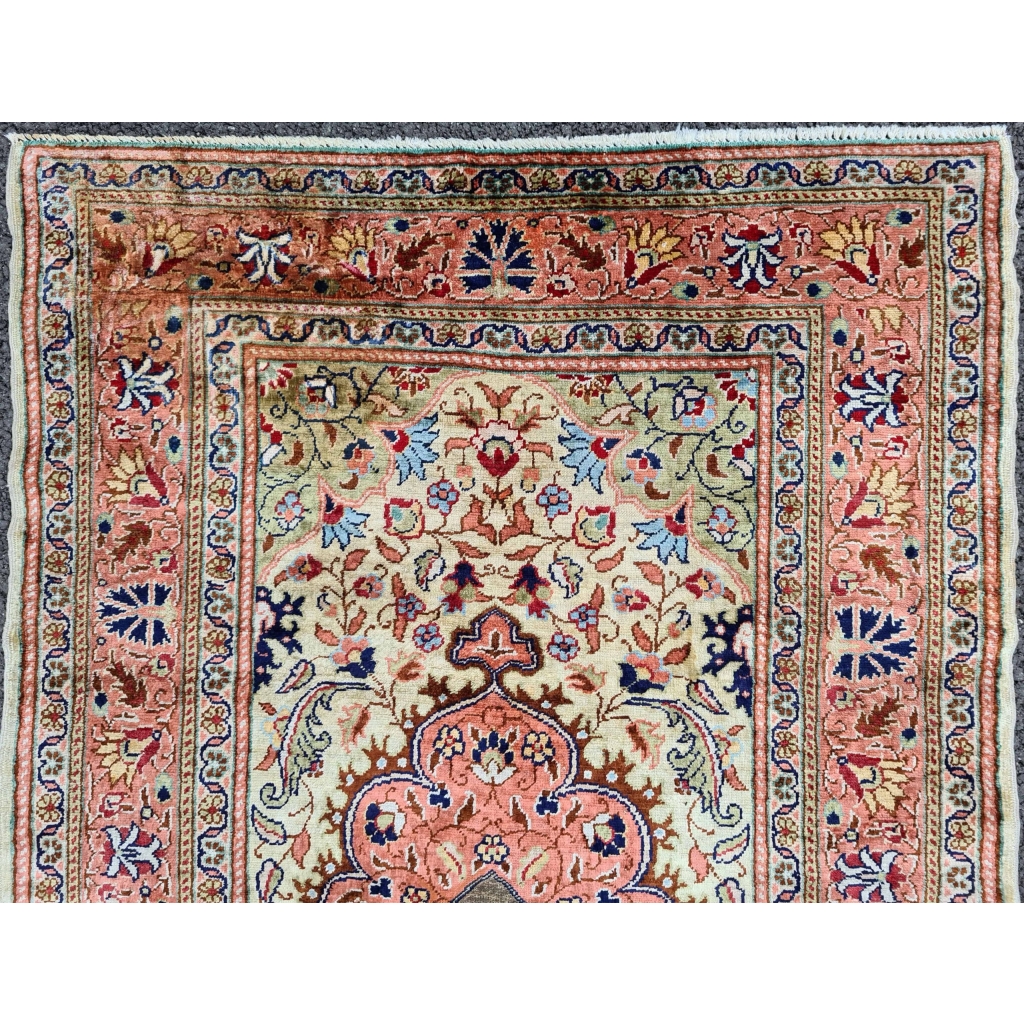 Tapis Soie Kayseri – Turquie Vers 1970 | Biron Tapis Soie Kayseri - Turquie Vers 1970